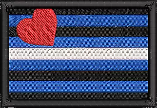 LBGT - Gay Pride Embroidered Patch Badge - Leather, Latex, BDSM