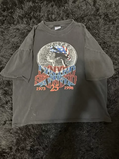 Vintage All Sport Lynyrd Skynyrd 1998 Tour Graphic Single Stitch T Shirt