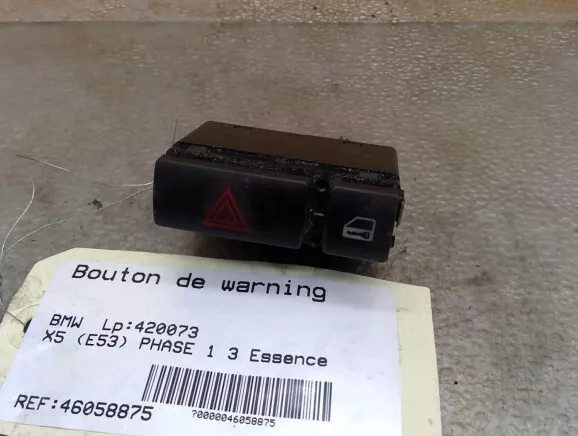 61318368920 bouton de warning - pour BMW X5 E53 3.0 I - 15126