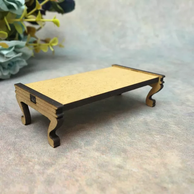 Various Wooden Dolls House Miniature Furniture MDF Vintage Table Chairs Clock