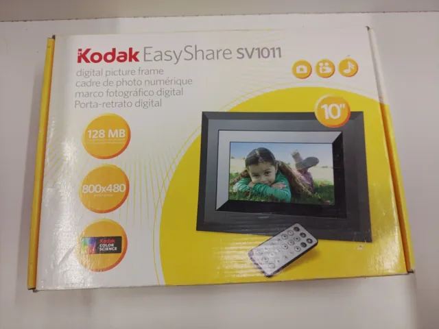 Marco de imagen digital Kodak EasyShare SV1011 10" EXCELENTE ESTADO foto en caja