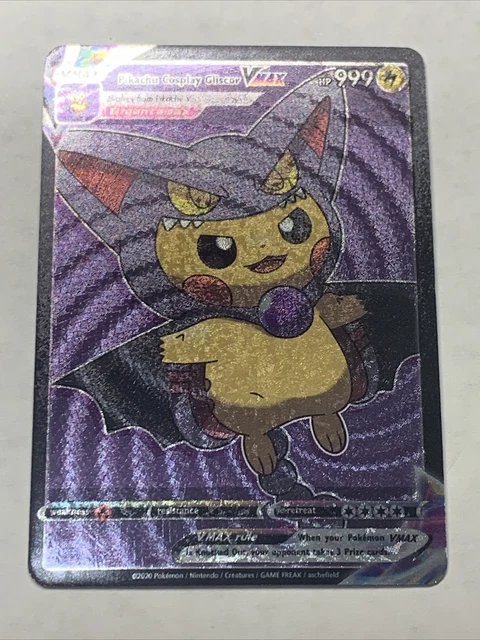 thumbnail interactive-video image 1 of Pikachu Cosplay Mega Gengar Holo Card – Pokemon Doujin ACG, Ultra Rare (Near Mint) 1 of 5