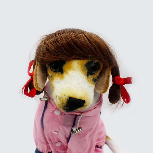 Hund Cosplay Perücke Haustier Lustige Perücke Cosplay-Perücke