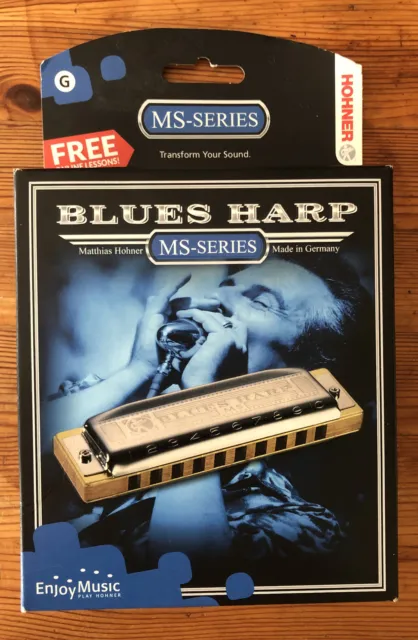 Harmonica HOHNER - BLUES HARP - 10 trous Sol (G)
