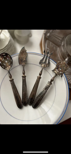 ENSEMBLE MIGNARDISE A Servir En Argent Massif N° 2 EUR 30,00 - PicClick FR