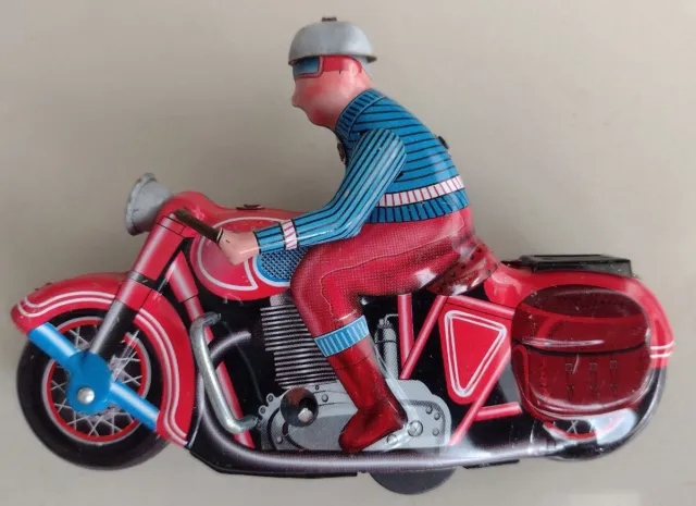 Blechspielzeug Motorrad / Motorbike mit Originalverpackung
