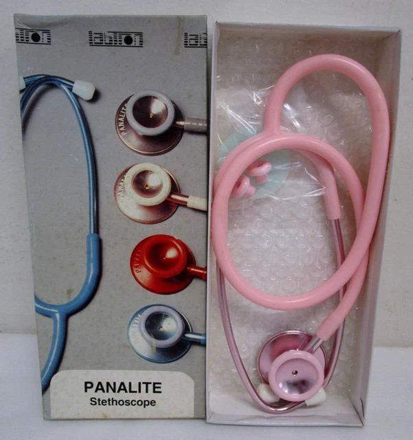 Vintage Nos Graham-Field Inc Panalite Pink Stethoscope Drug Store 04-501P
