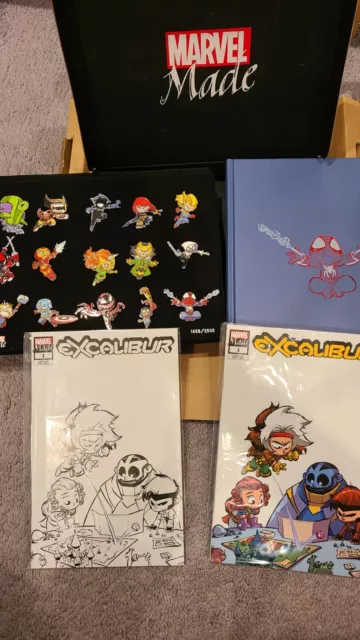 Skottie Young Marvel Made NYCC/SDCC 2020 Exclusive Pin Bundle Set 1659/2500