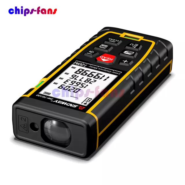 SNDWAY Digital Laser Rangefinder IP54 Handheld Level Finder Laser Distance Meter 3