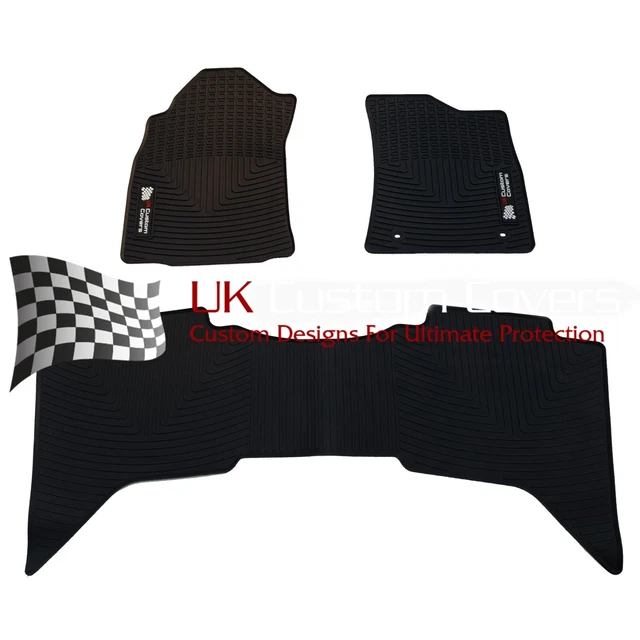TOYOTA HILUX (2022 On Manual) Full Set Heavy Duty Rubber Floor Mats