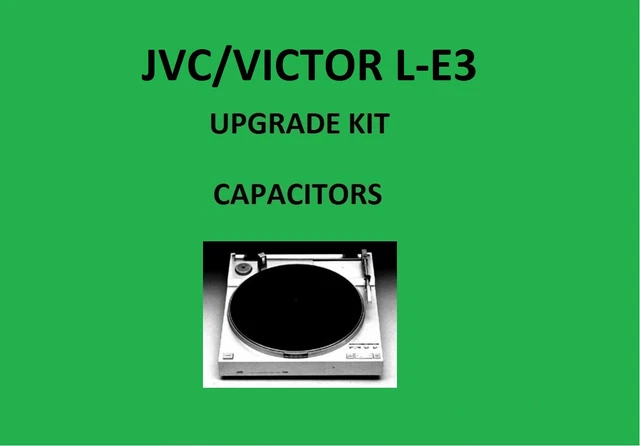 Kit De Réparation Condensateurs Pour Platine Vinyle JVC Victor QL-Y5F – Neuf