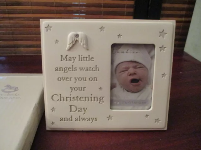 Bambino Christening Day Gift Photo Frame