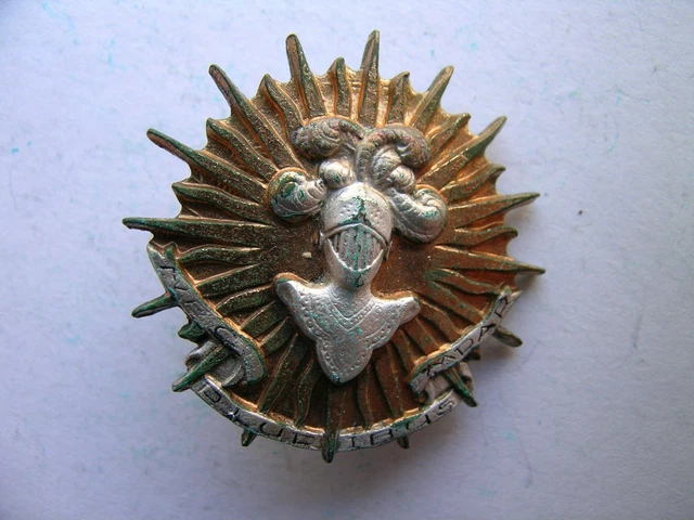 2° RÉGIMENT DE Cuirassiers Cavalerie insigne variante Drago doré