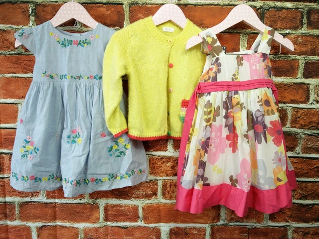 Girls Infant Bundle Age 12-18 Mths Autograph M&S Next Cardigan & Dresses 86Cm