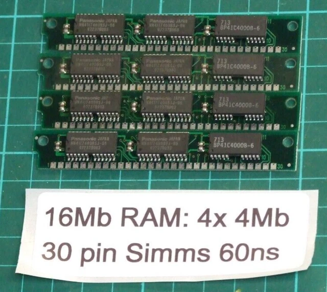 16MB 30-pin SIMM RAM Memory Module – 60ns EDO DRAM With Parity (MK3DS916E-60) 4 thumbnail image