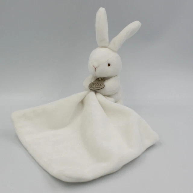 Doudou et compagnie lapin blanc mouchoir - 15029