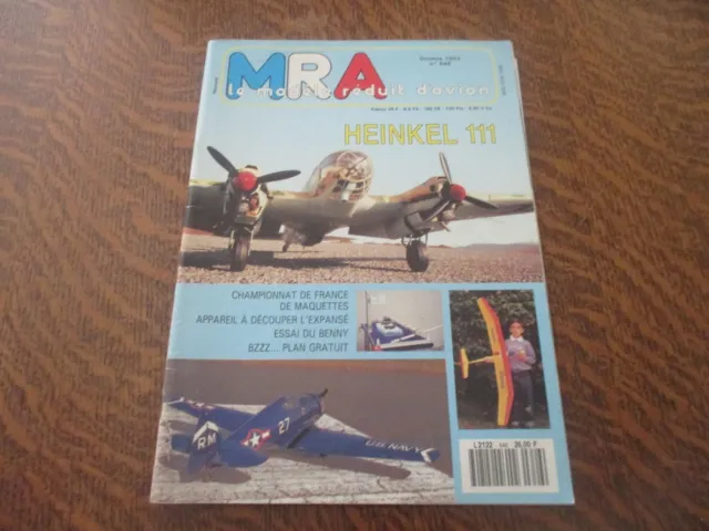 MRA le modele reduit d'avion n° 646 octobre 1993