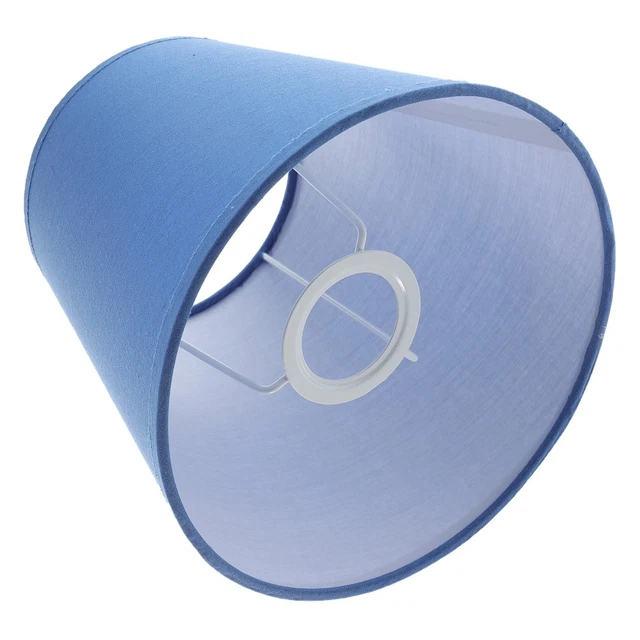 Paralume A Tamburo In Lino PATIKIL – 30x20cm Con Adattatori E27/E26/E14 Per Lampade Da Tavolo E Terra (Colore Crema)