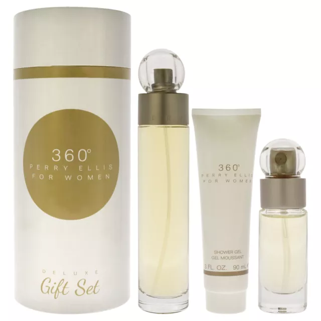 360 by Perry Ellis for Women - 3 Pc Gift Set