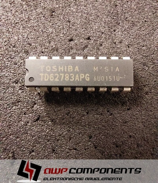 TD62783AP TD62783APG TOSHIBA 8xDriver 50V 0,5A TTL/CMOS DIP18