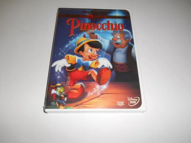 New Walt Disney PINOCCHIO Original 1999 DVD Release Gold Collection Movie OOP
