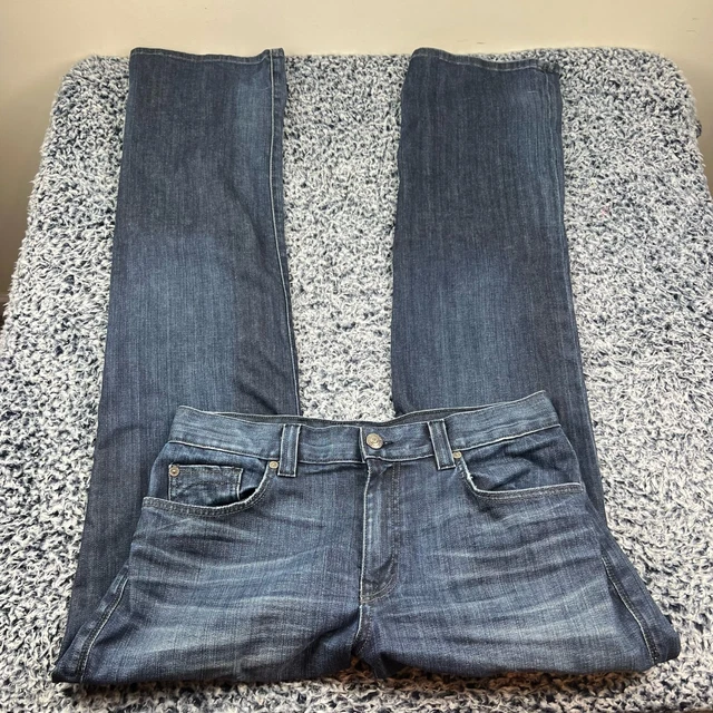 Fidelity Jeans Mens 33x35 Dark Wash Denim 50-11  Relaxed Fit Straight Leg Cotton