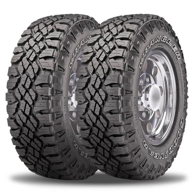 2 Goodyear Wrangler DuraTrac 31x10.50R15 109Q OWL Truck All Terrain 3PMSF Tires