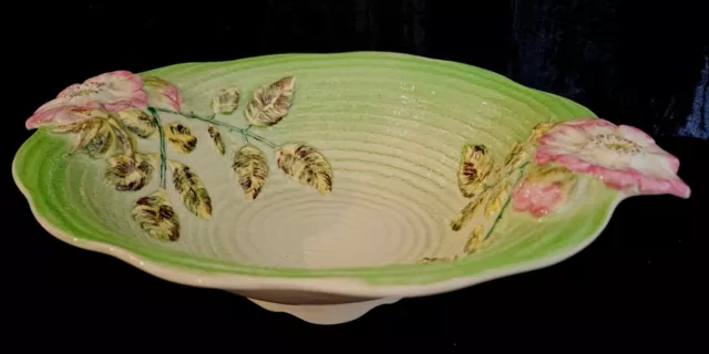 ROYAL Staffordshire SHORTER & SONS HAND PAINTED FLORAL Bowl 3