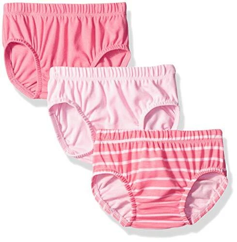 Hanes Ultimate Baby Flexy 3 Pack Diaper Covers, Pinks, Size 12-18 Months hmNX