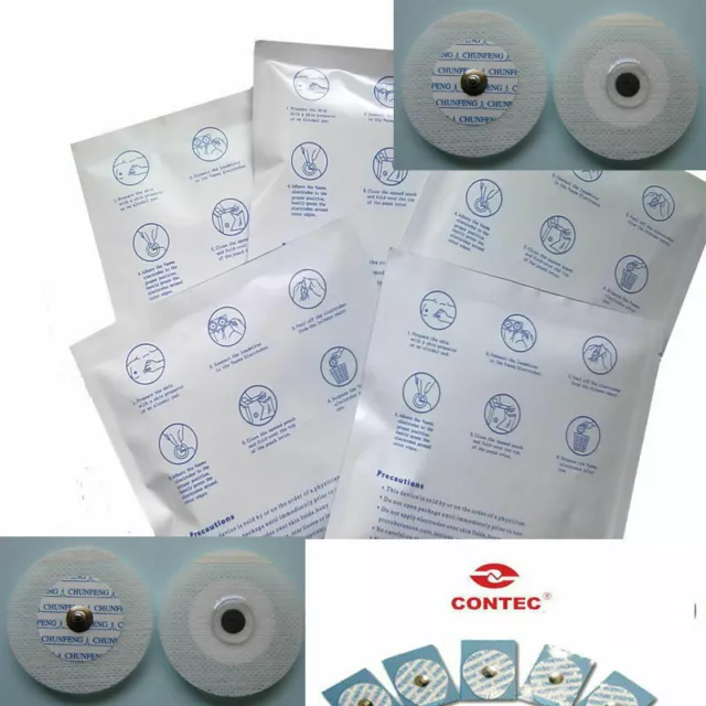 100pcs Disposable ECG electrodes Foam pads for CONTEC EKG machine ECG Holter