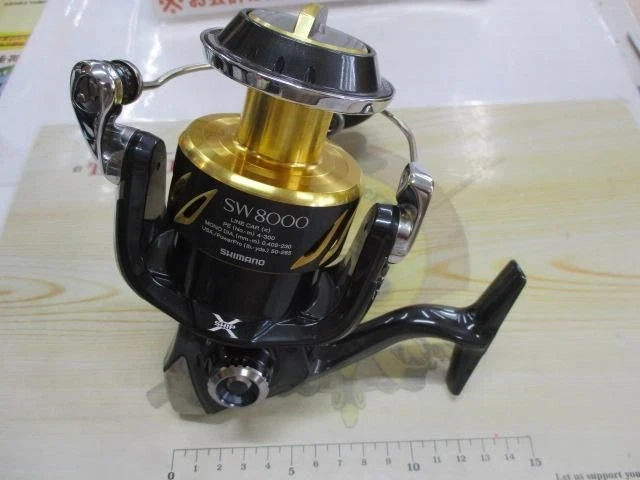 Moulinet De Pêche Shimano Stella SW 8000HG Occasion - Pour Pêche En Mer - Drag Avant, 625g - Livraison Rapide