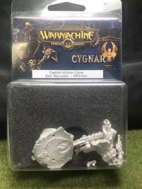 Warmachine Cygnar Captain Allister Caine Miniature New