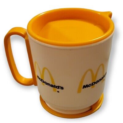 Vintage McDonald's Coffee Travel MUG Plastic CUP Whirley Industries.