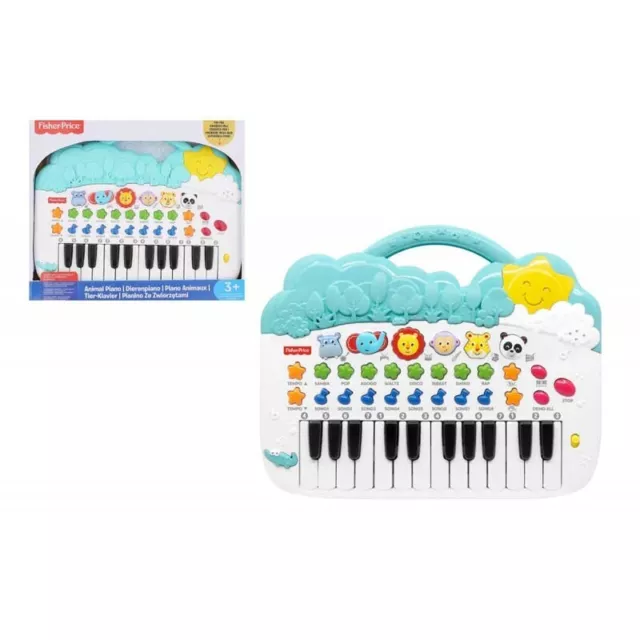 Mattel Fisher Baby Pianola Animali Cm 42 22278