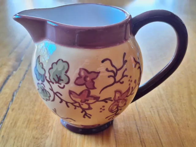 Royal Doulton Blossom Floral Pattern Jug 10cm High