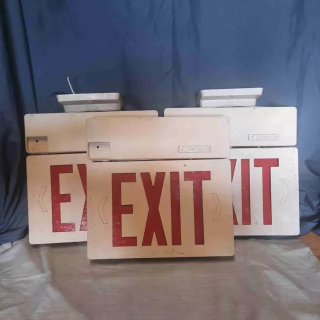 3 Thomas and Betts Emergi-Lite Exit Signs - 30W - Model WSMX32R