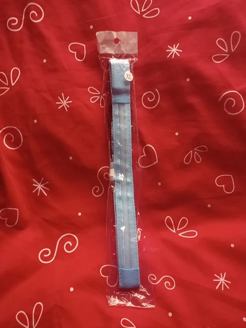 Blue LED GLOW IN THE DARK, PET COLLAR SIZE XL  16.5" - 22.1"