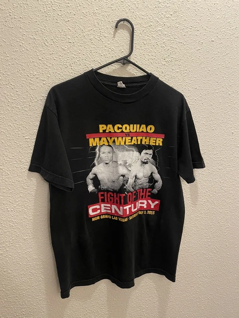 Mayweather VS Pacquiao Boxing T Shirt Y2K Bootleg