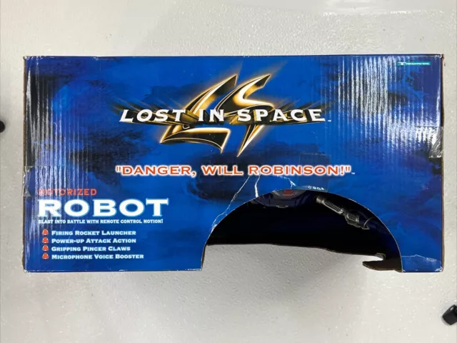 Lost in Space Robot Vtg 1997 Remote Controlled Motorized Toy Trendmasters NRFB 2