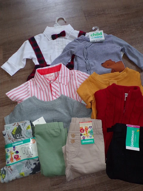 Infant Boys 0-3 Month Beautiful Lot of Mixed Fall/Winter Clothes-New with Tags