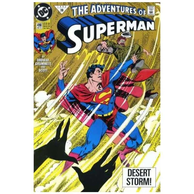Adventures of Superman (1987 series) #490 in Near Mint condition. DC comics [m