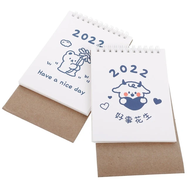 TABLE CALENDAR 2022 Note Calendar Stand Up Calendar 2022 Desktop