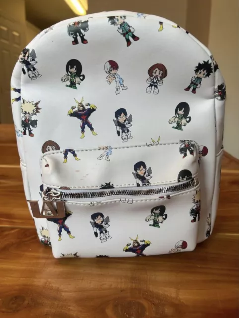 My Hero Academia Hot Topic Mini Backpack Chibi Bag White Anime Manga Japan