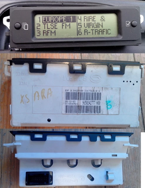 Afficheur Multifonction EMF B Pour Citroën C5 - Ref 9650598277 - Occasion, Testé