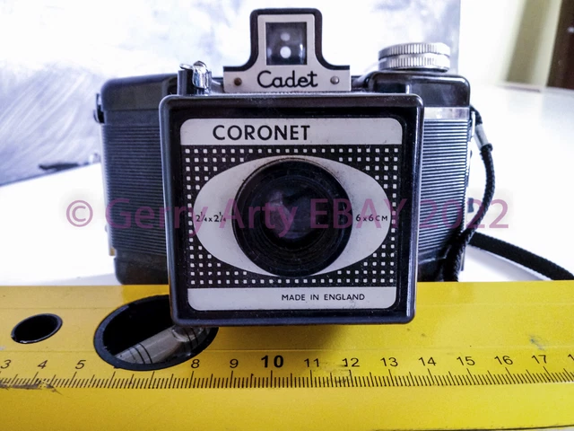 Cámara De Película Coronet Cadet 6 X 6 Caja Roll