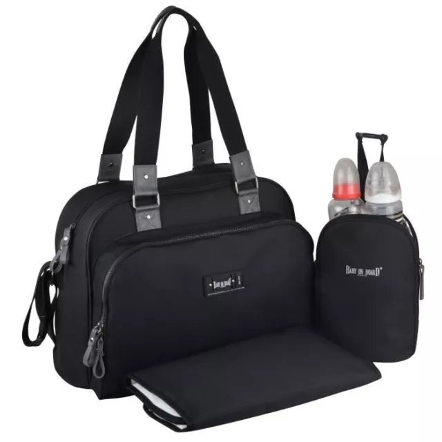 Baby on board- sac a langer - sac urban classic black - 2 compartiments a lar...