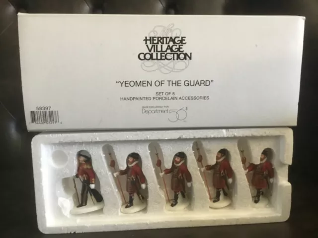 Dept 56 Heritage Village Yeomen of the Guard Accessory #58397