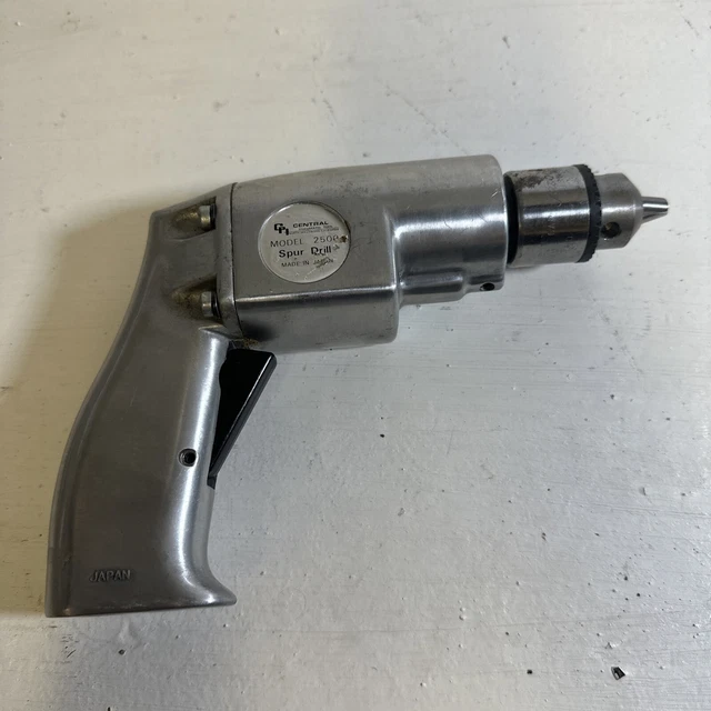 TALADRO DE ESPOLÓN DE AIRE CENTRAL NEUMÁTICO 3/8"", Modelo 2500, PROBADO