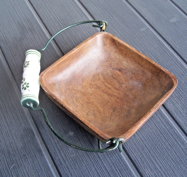 Coupelle vide-poche en bois - révélé, brocante, art & déco responsable