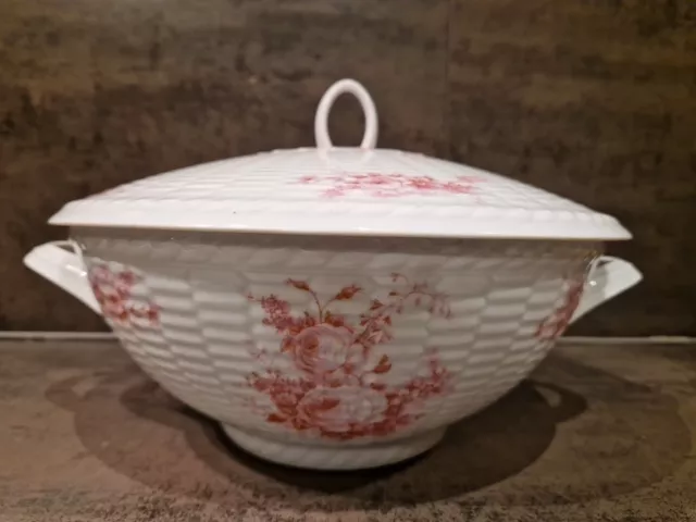 Rare Soupière/légumier  En Porcelaine Haviland Limoges OSIER